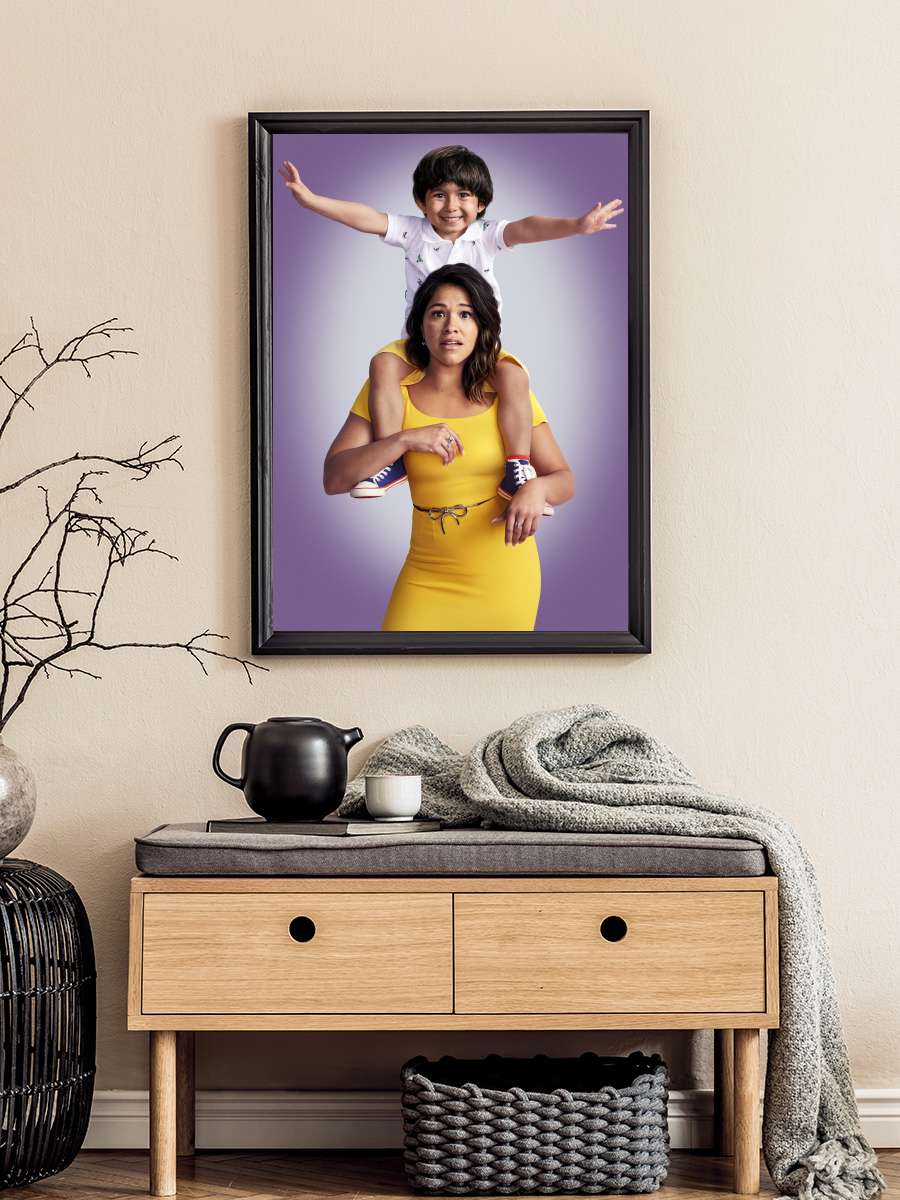 Jane the Virgin Dizi Tablo Siyah Çerçeveli Dizi Poster Duvar Tablo