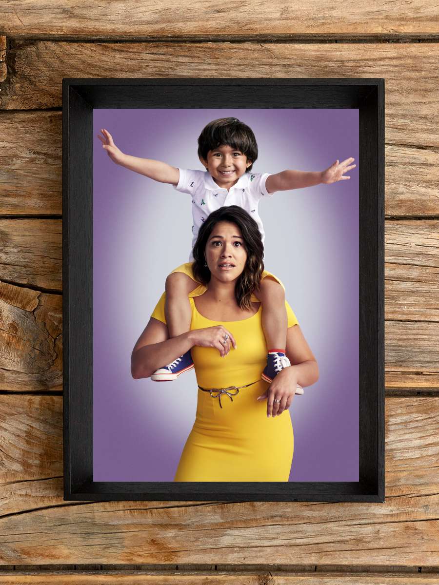 Jane the Virgin Dizi Tablo Siyah Çerçeveli Dizi Poster Duvar Tablo