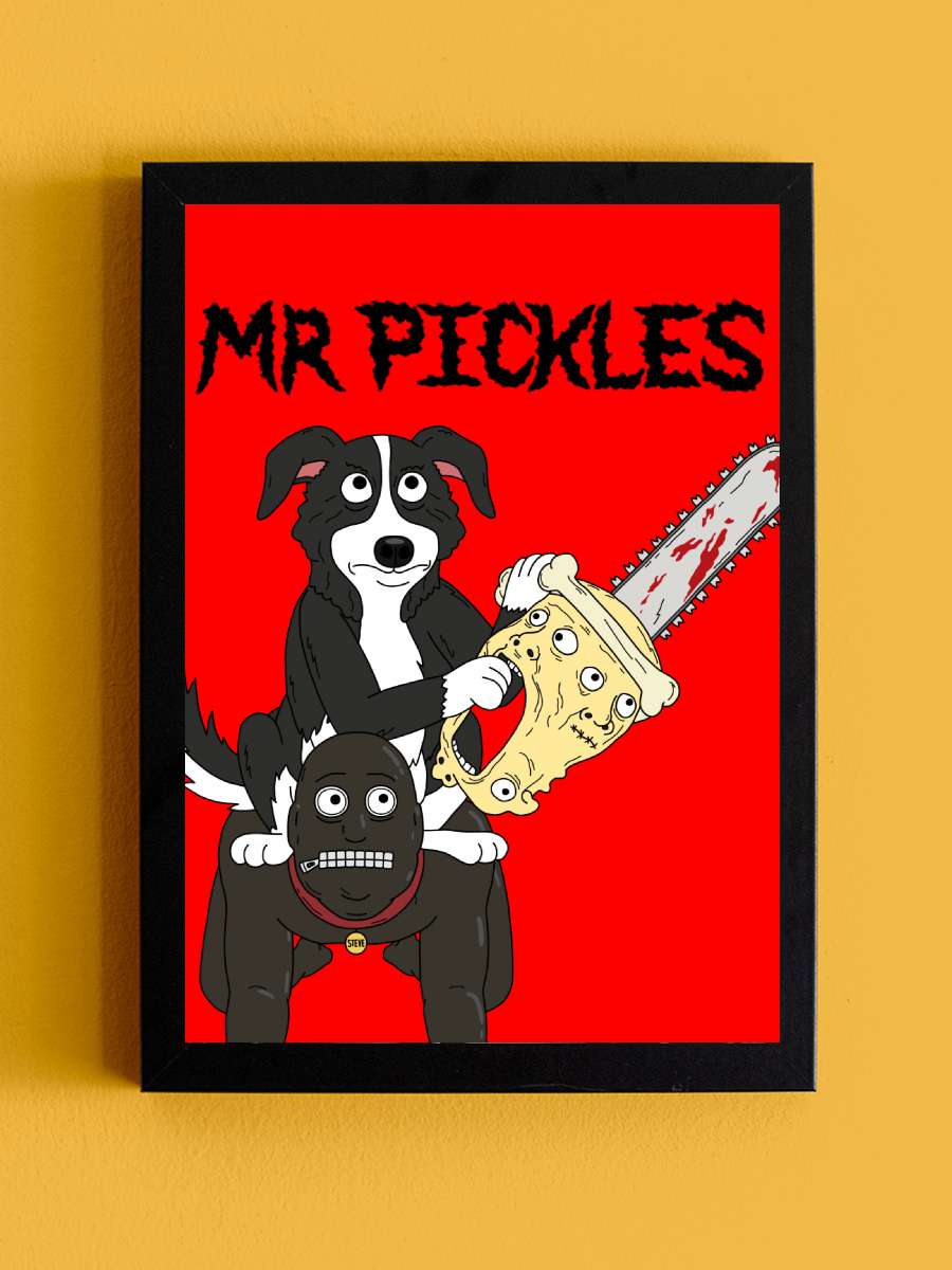 Mr. Pickles Dizi Tablo Siyah Çerçeveli Dizi Poster Duvar Tablo