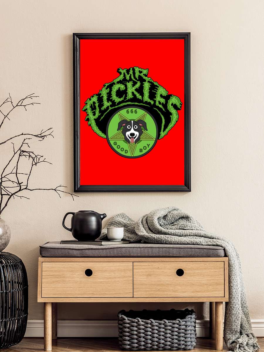 Mr. Pickles Dizi Tablo Siyah Çerçeveli Dizi Poster Duvar Tablo