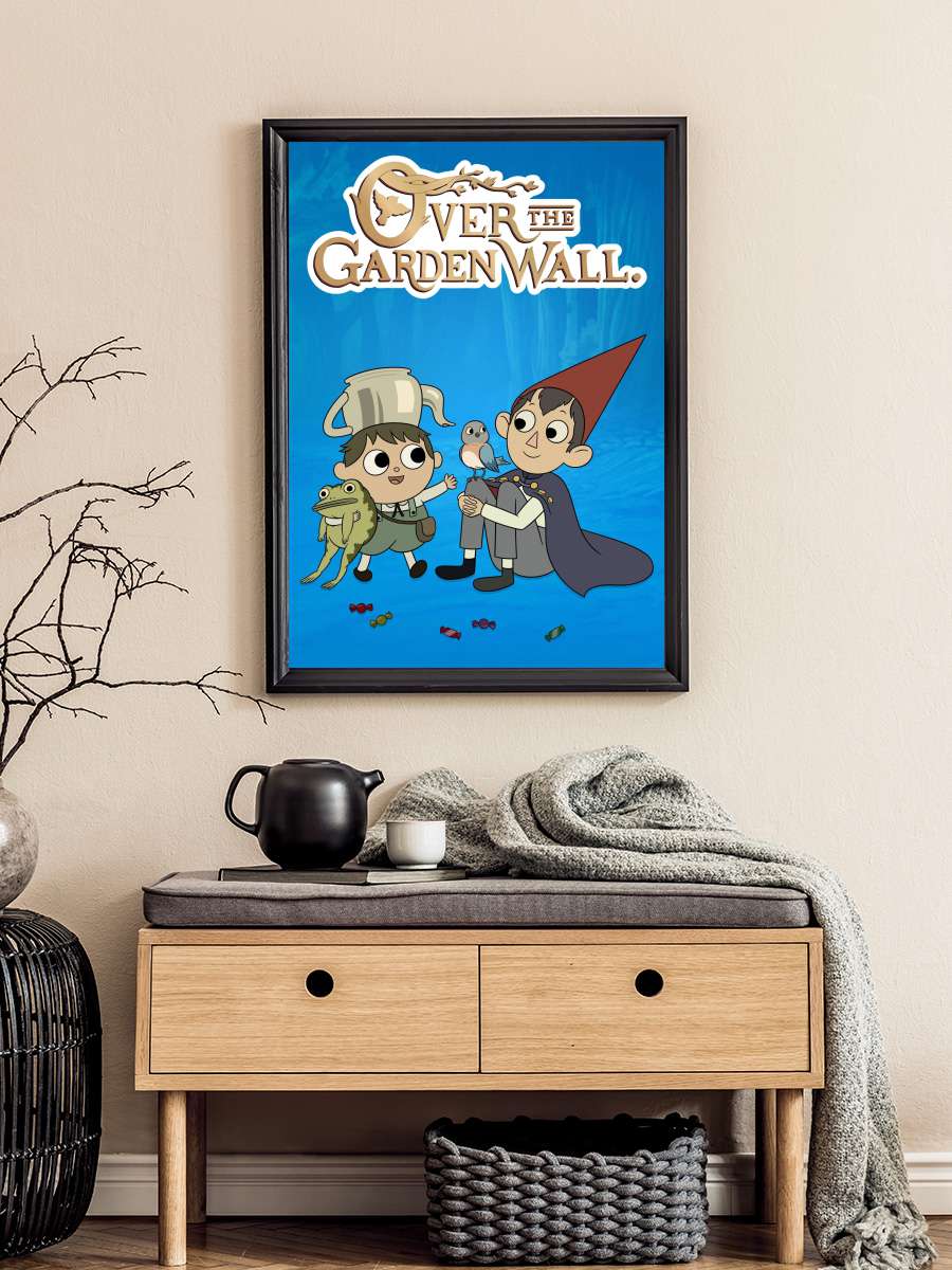 Bahçe Duvarının Ötesinde - Over the Garden Wall Dizi Tablo Siyah Çerçeveli Dizi Poster Duvar Tablo