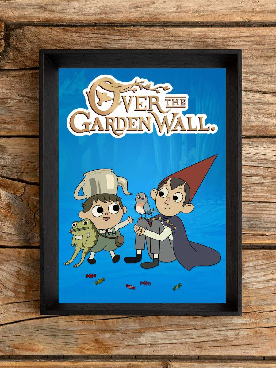 Bahçe Duvarının Ötesinde - Over the Garden Wall Dizi Tablo Siyah Çerçeveli Dizi Poster Duvar Tablo