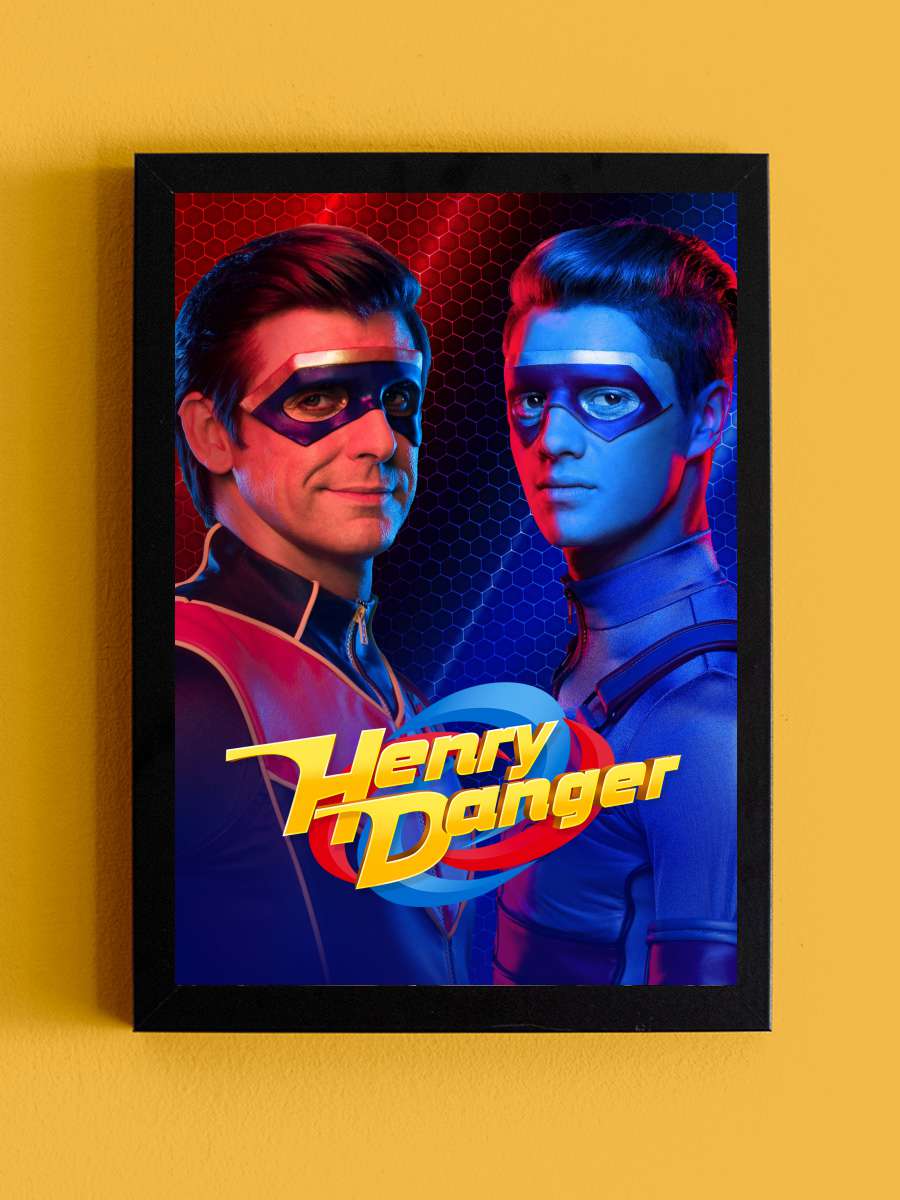 Henry Danger Dizi Tablo Siyah Çerçeveli Dizi Poster Duvar Tablo