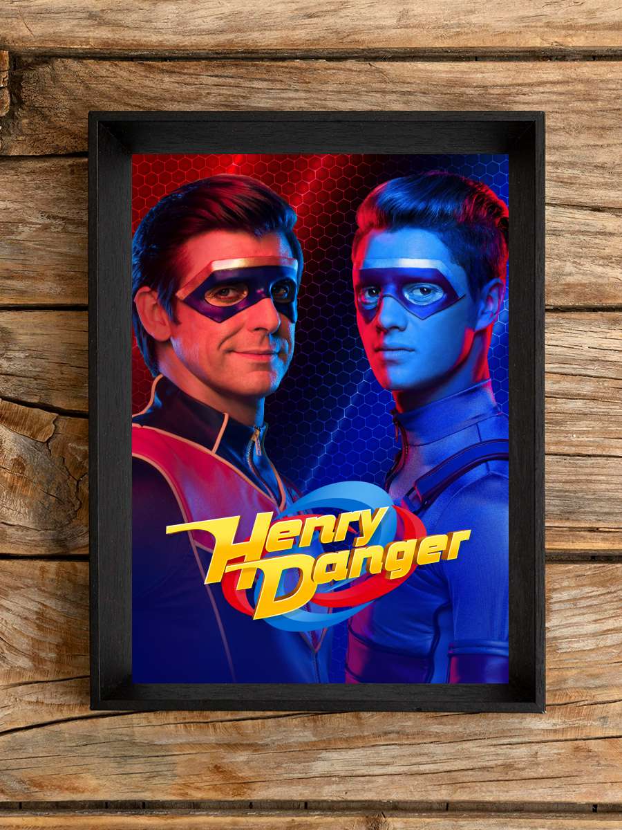 Henry Danger Dizi Tablo Siyah Çerçeveli Dizi Poster Duvar Tablo