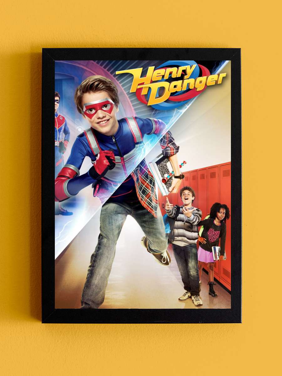 Henry Danger Dizi Tablo Siyah Çerçeveli Dizi Poster Duvar Tablo