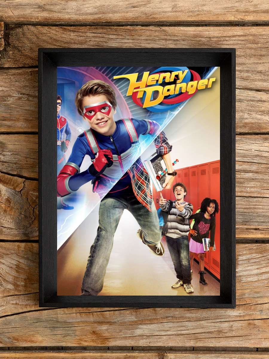 Henry Danger Dizi Tablo Siyah Çerçeveli Dizi Poster Duvar Tablo