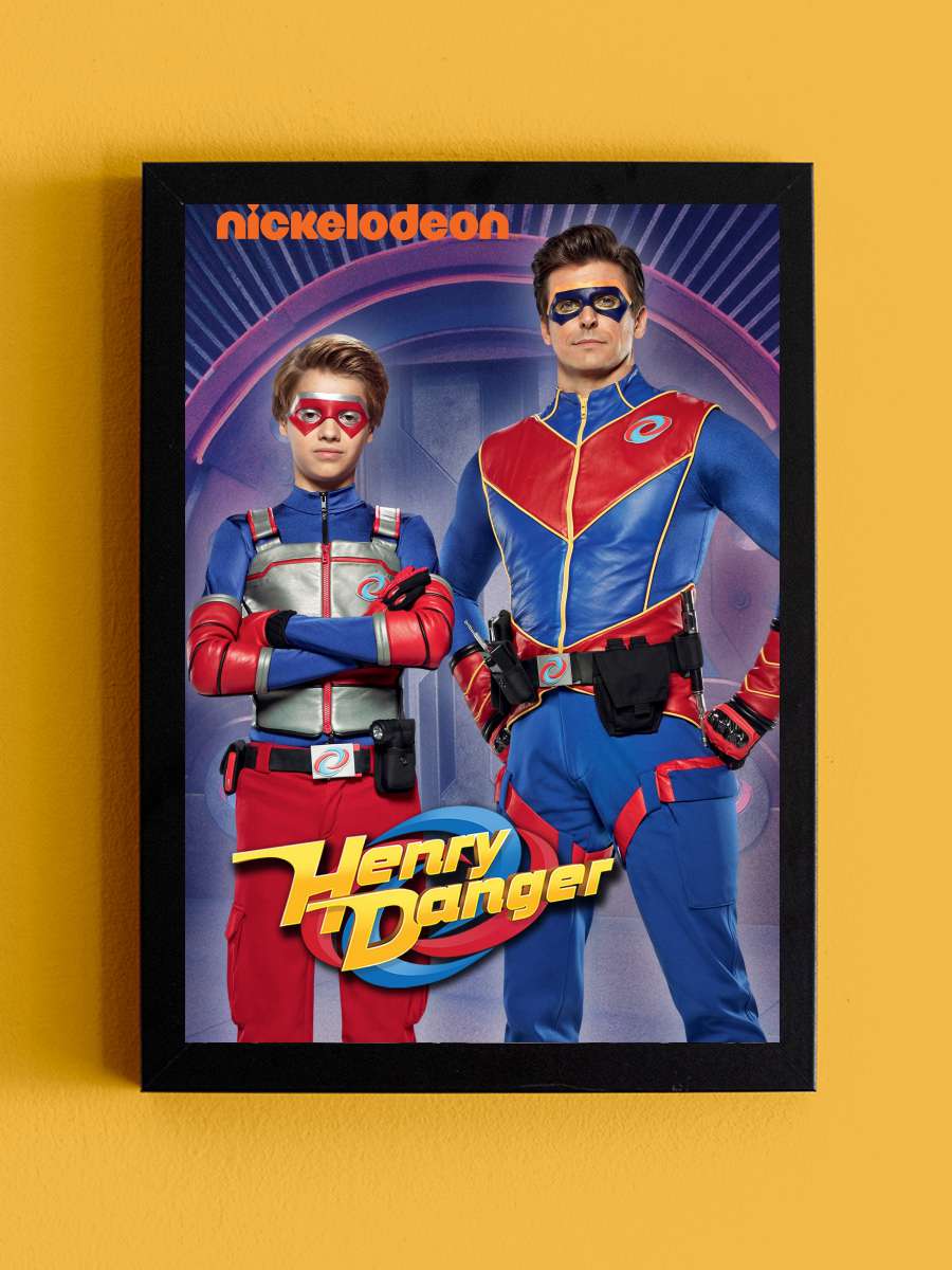 Henry Danger Dizi Tablo Siyah Çerçeveli Dizi Poster Duvar Tablo