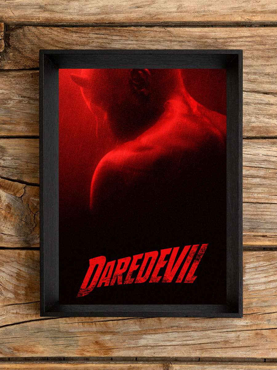 Marvel's Daredevil Dizi Tablo Siyah Çerçeveli Dizi Poster Duvar Tablo