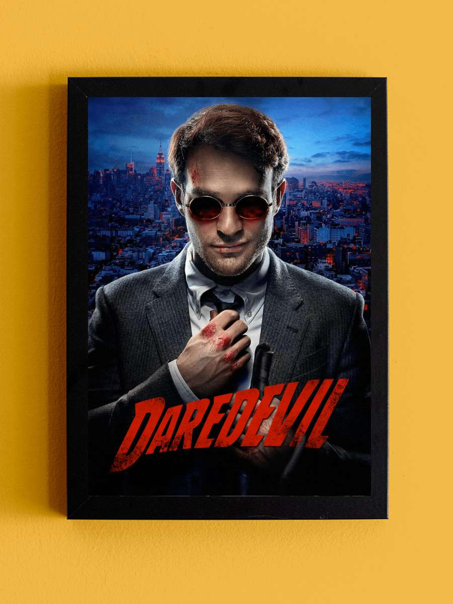 Marvel's Daredevil Dizi Tablo Siyah Çerçeveli Dizi Poster Duvar Tablo