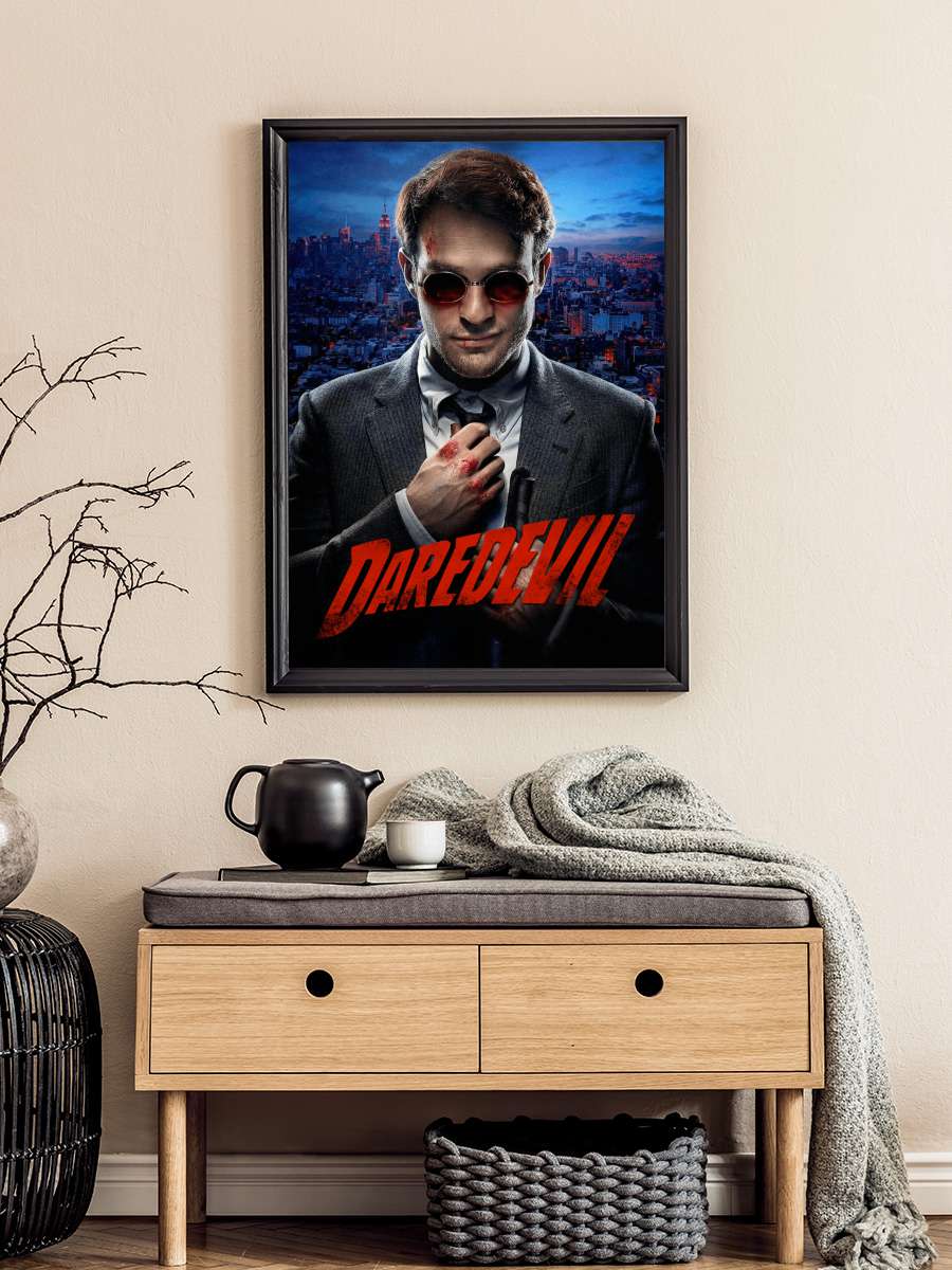 Marvel's Daredevil Dizi Tablo Siyah Çerçeveli Dizi Poster Duvar Tablo