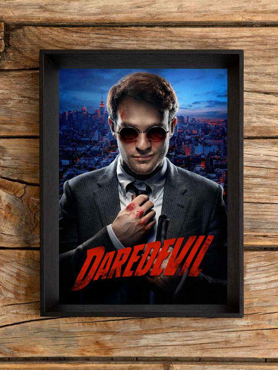 Marvel's Daredevil Dizi Tablo Siyah Çerçeveli Dizi Poster Duvar Tablo