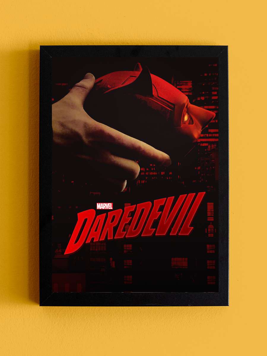 Marvel's Daredevil Dizi Tablo Siyah Çerçeveli Dizi Poster Duvar Tablo