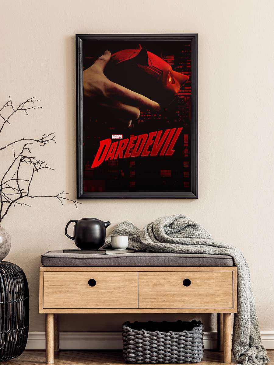 Marvel's Daredevil Dizi Tablo Siyah Çerçeveli Dizi Poster Duvar Tablo