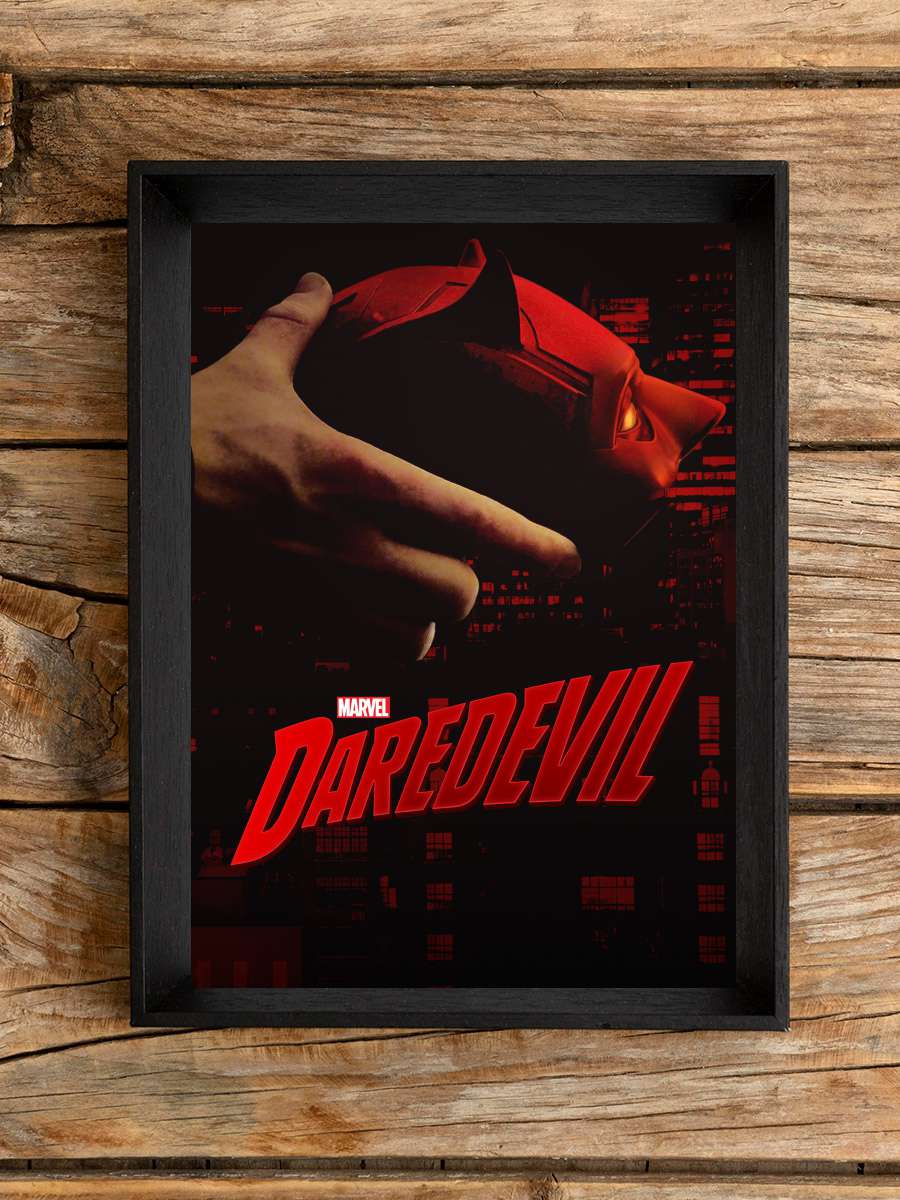 Marvel's Daredevil Dizi Tablo Siyah Çerçeveli Dizi Poster Duvar Tablo