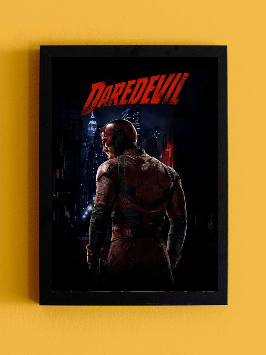 Marvel's Daredevil Dizi Tablo Siyah Çerçeveli Dizi Poster Duvar Tablo