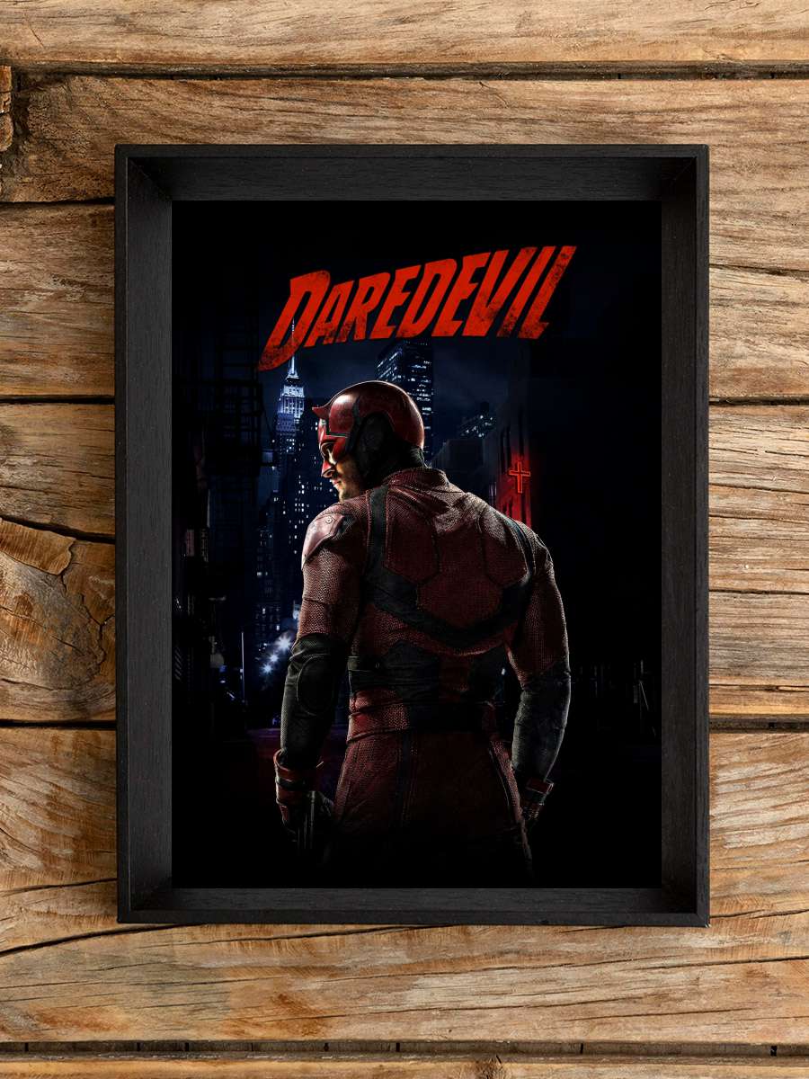 Marvel's Daredevil Dizi Tablo Siyah Çerçeveli Dizi Poster Duvar Tablo