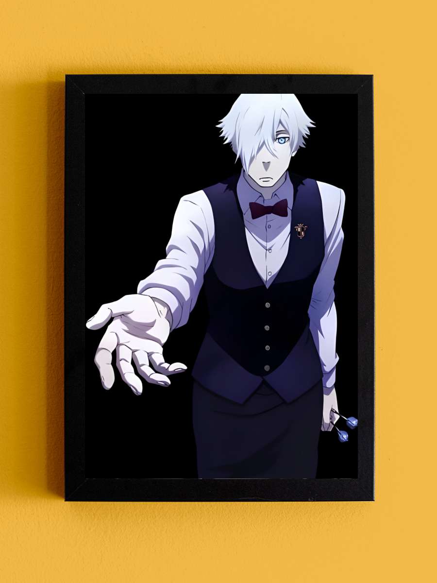 Death Parade - デス・パレード Dizi Tablo Siyah Çerçeveli Dizi Poster Duvar Tablo