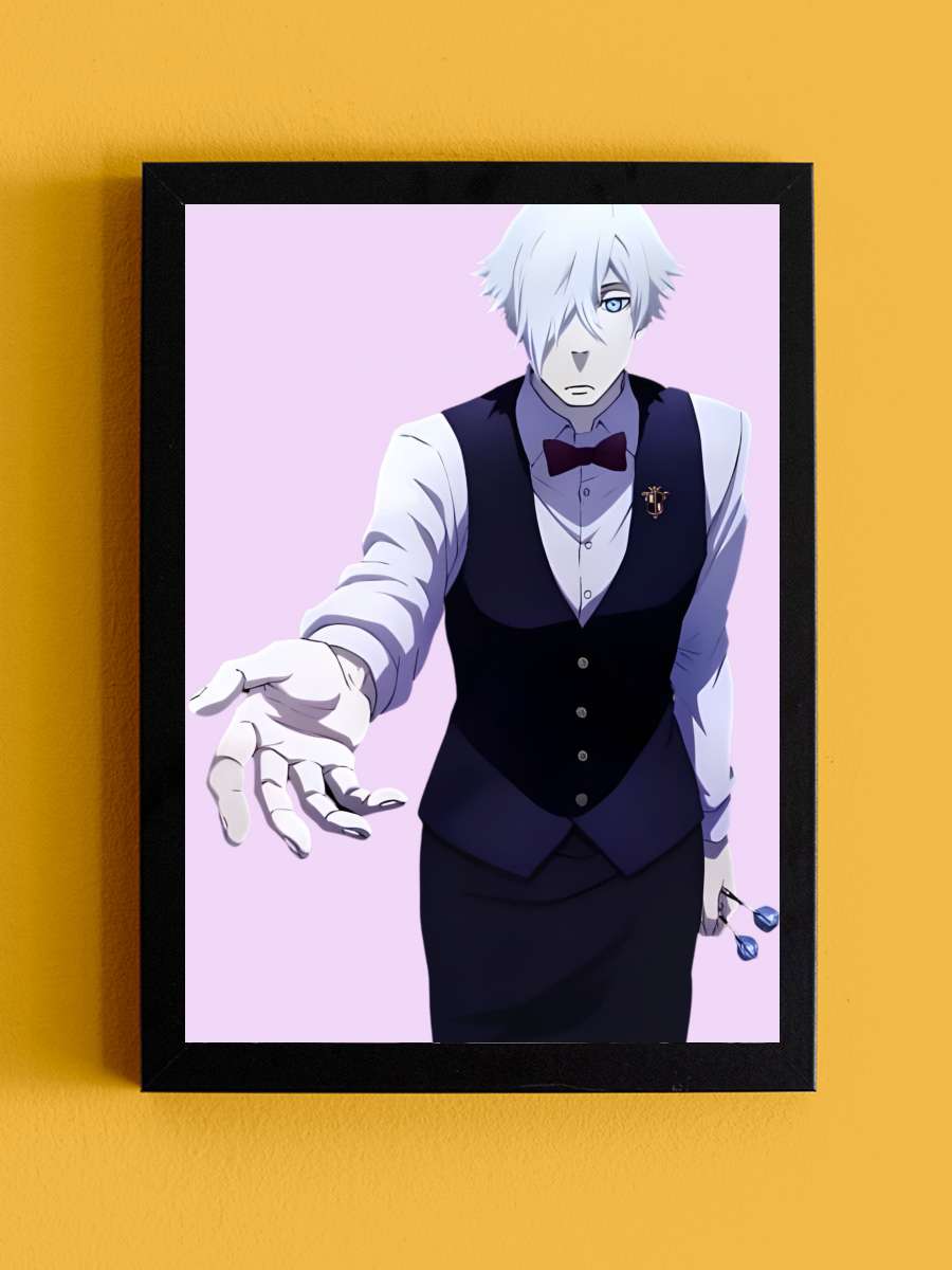 Death Parade - デス・パレード Dizi Tablo Siyah Çerçeveli Dizi Poster Duvar Tablo