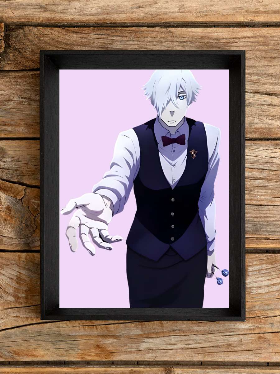 Death Parade - デス・パレード Dizi Tablo Siyah Çerçeveli Dizi Poster Duvar Tablo