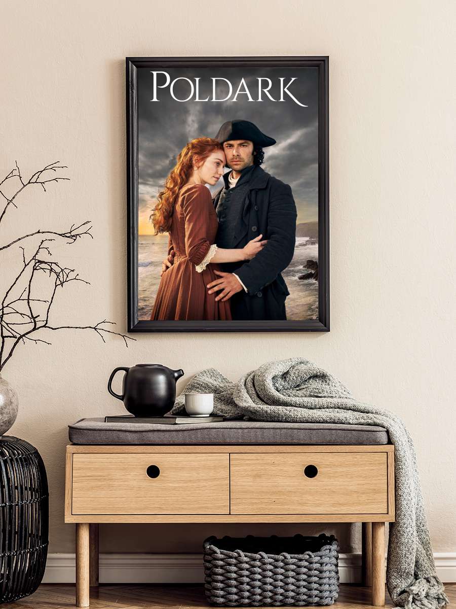 Poldark Dizi Tablo Siyah Çerçeveli Dizi Poster Duvar Tablo