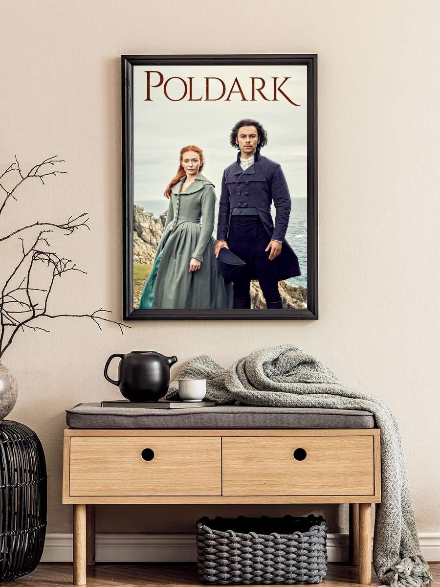 Poldark Dizi Tablo Siyah Çerçeveli Dizi Poster Duvar Tablo