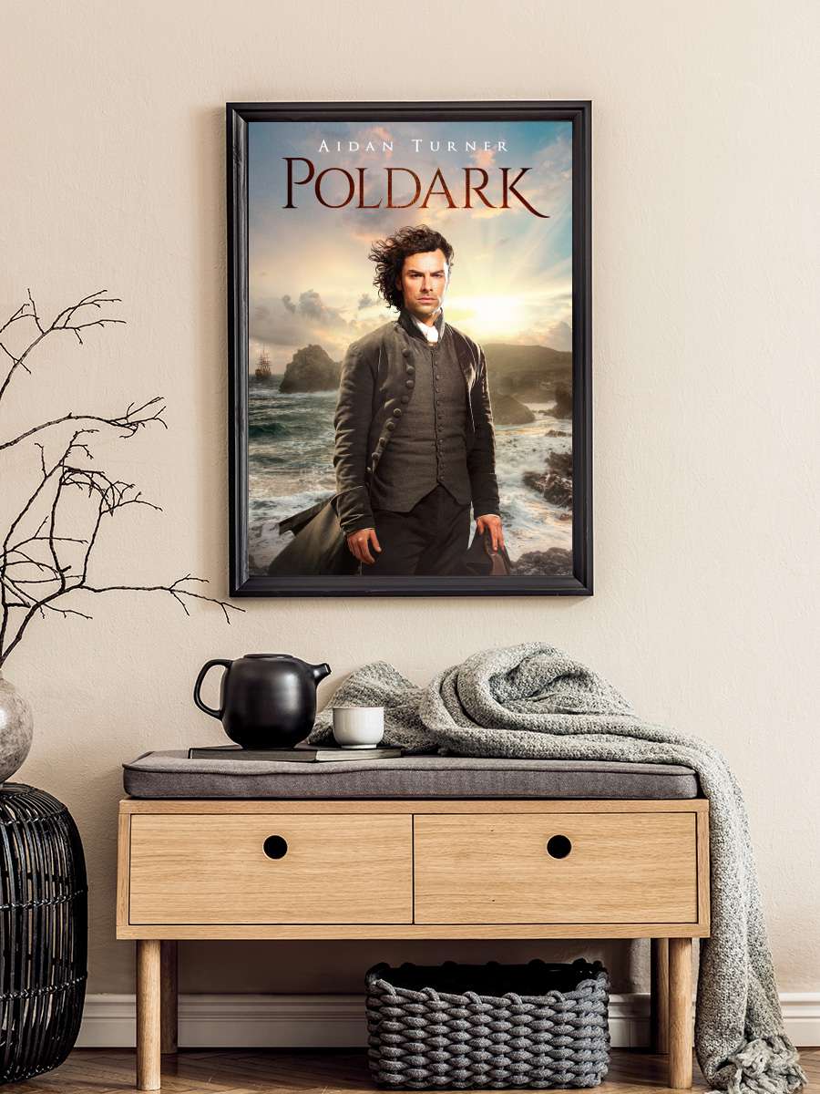 Poldark Dizi Tablo Siyah Çerçeveli Dizi Poster Duvar Tablo