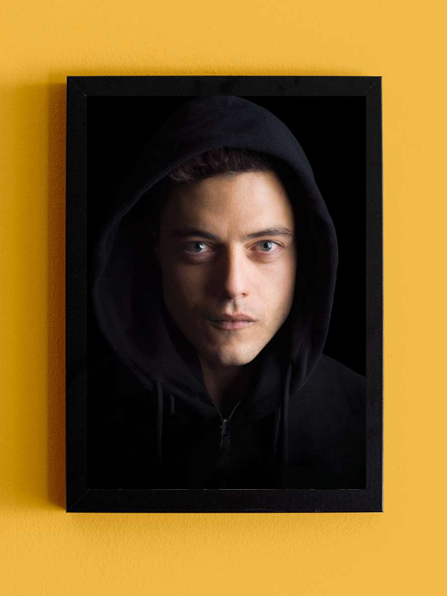 Mr. Robot Dizi Tablo Siyah Çerçeveli Dizi Poster Duvar Tablo