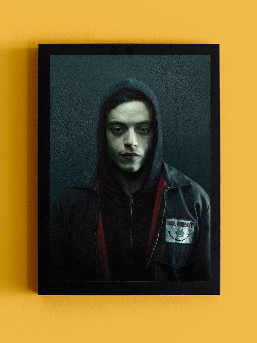 Mr. Robot Dizi Tablo Siyah Çerçeveli Dizi Poster Duvar Tablo