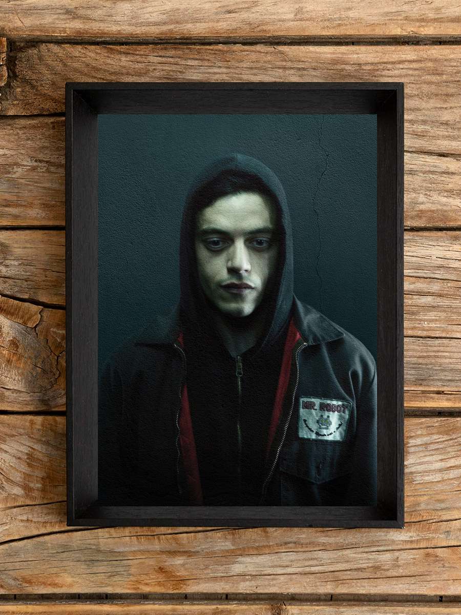 Mr. Robot Dizi Tablo Siyah Çerçeveli Dizi Poster Duvar Tablo