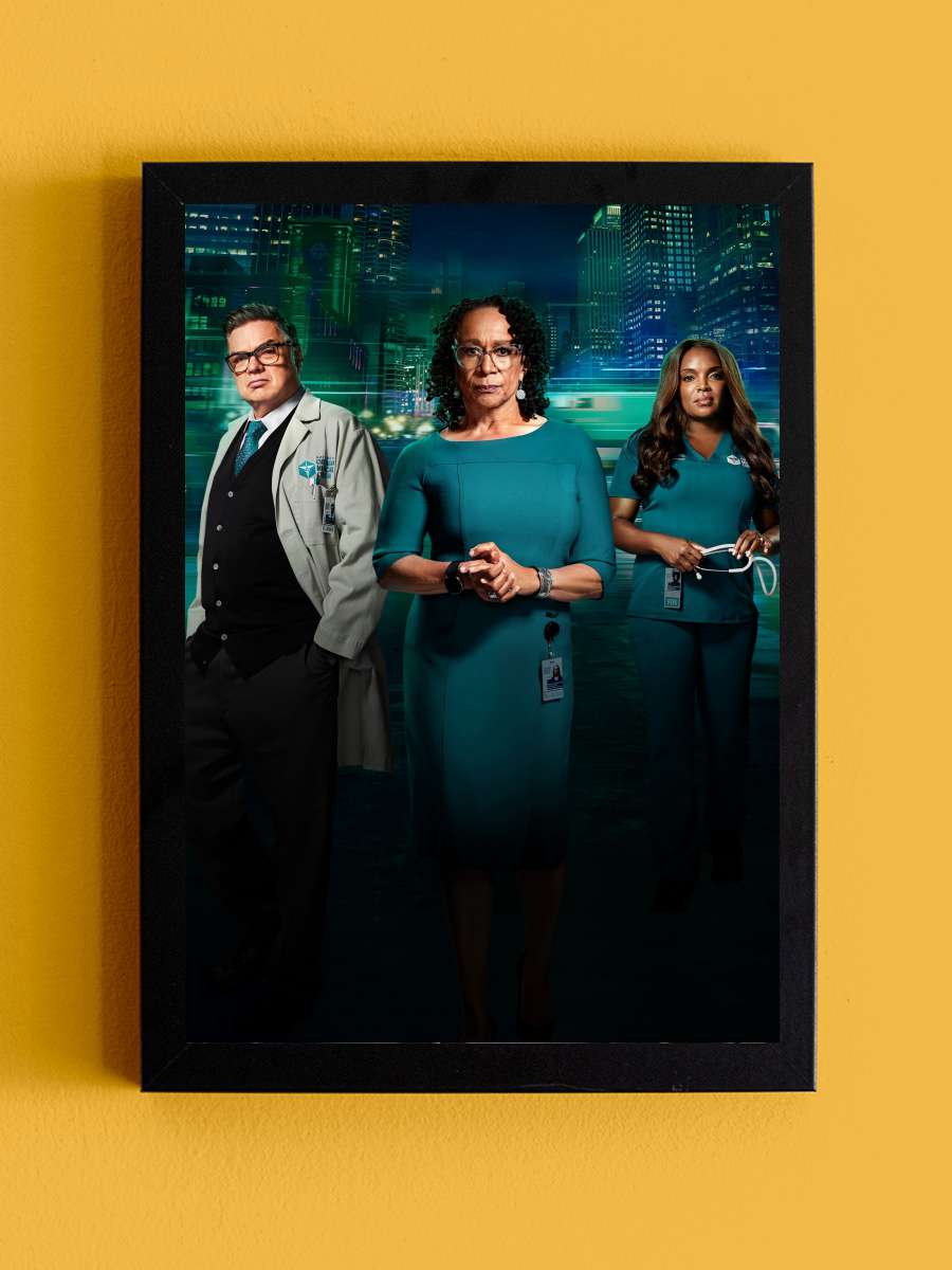 Chicago Med Dizi Tablo Siyah Çerçeveli Dizi Poster Duvar Tablo