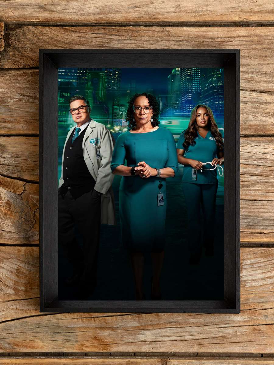 Chicago Med Dizi Tablo Siyah Çerçeveli Dizi Poster Duvar Tablo