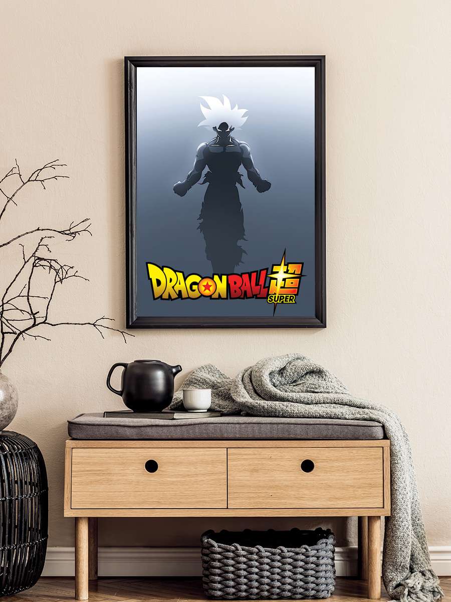 Dragon Ball Super - ドラゴンボール超（スーパー） Dizi Tablo Siyah Çerçeveli Dizi Poster Duvar Tablo