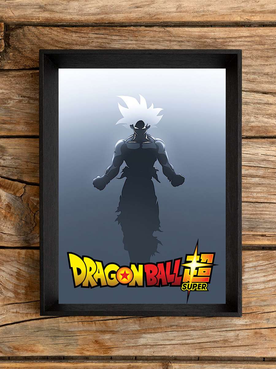 Dragon Ball Super - ドラゴンボール超（スーパー） Dizi Tablo Siyah Çerçeveli Dizi Poster Duvar Tablo