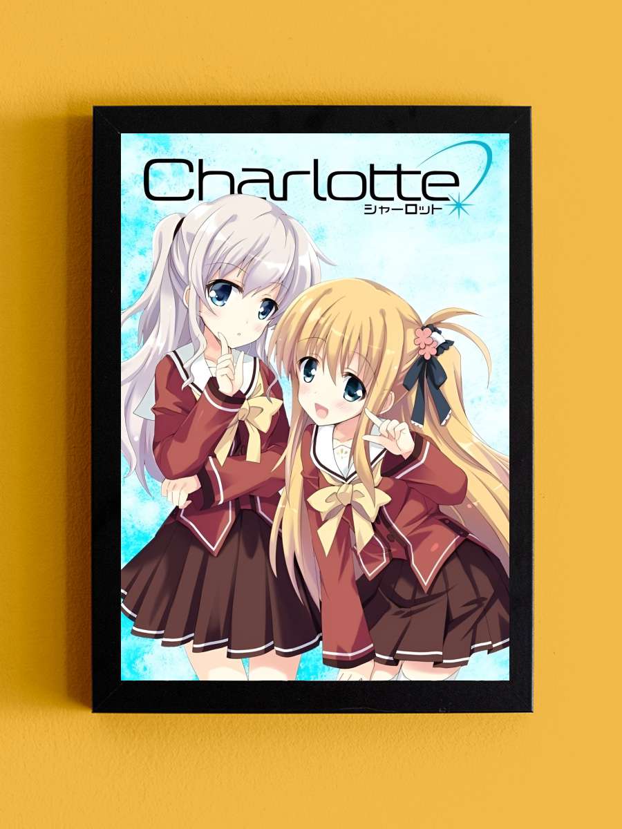 Charlotte - シャーロット Dizi Tablo Siyah Çerçeveli Dizi Poster Duvar Tablo