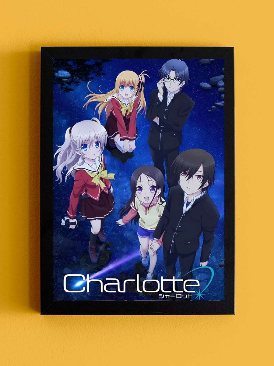 Charlotte - シャーロット Dizi Tablo Siyah Çerçeveli Dizi Poster Duvar Tablo