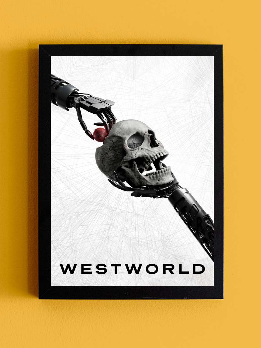 Westworld Dizi Tablo Siyah Çerçeveli Dizi Poster Duvar Tablo