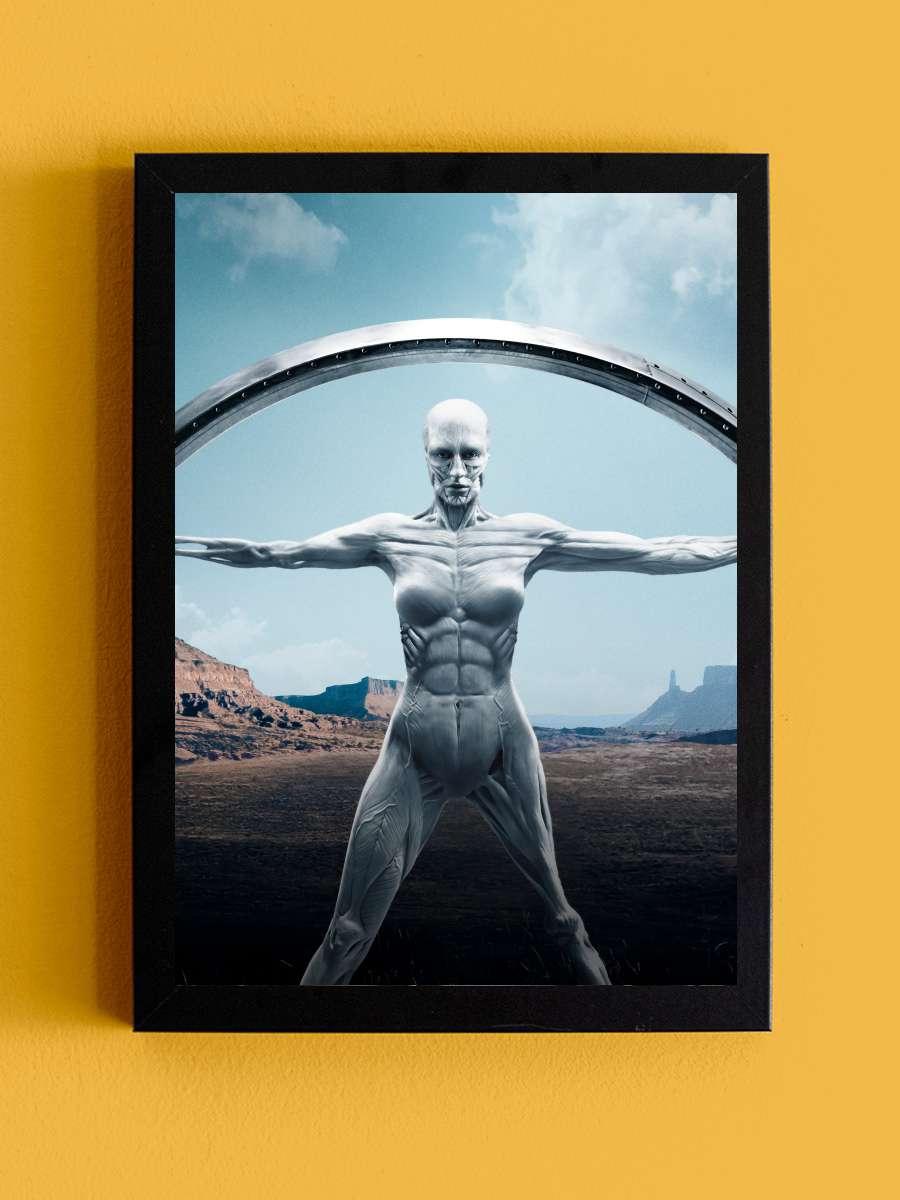 Westworld Dizi Tablo Siyah Çerçeveli Dizi Poster Duvar Tablo