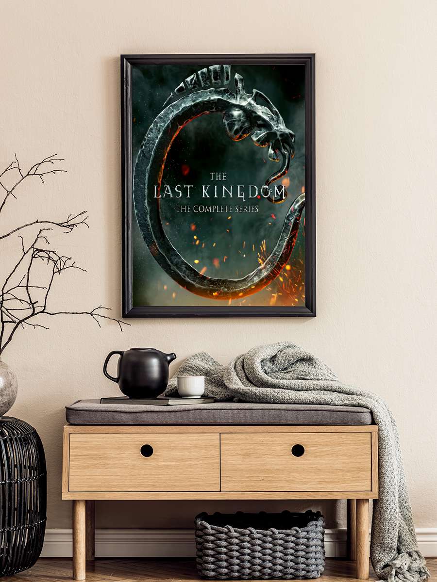 The Last Kingdom Dizi Tablo Siyah Çerçeveli Dizi Poster Duvar Tablo