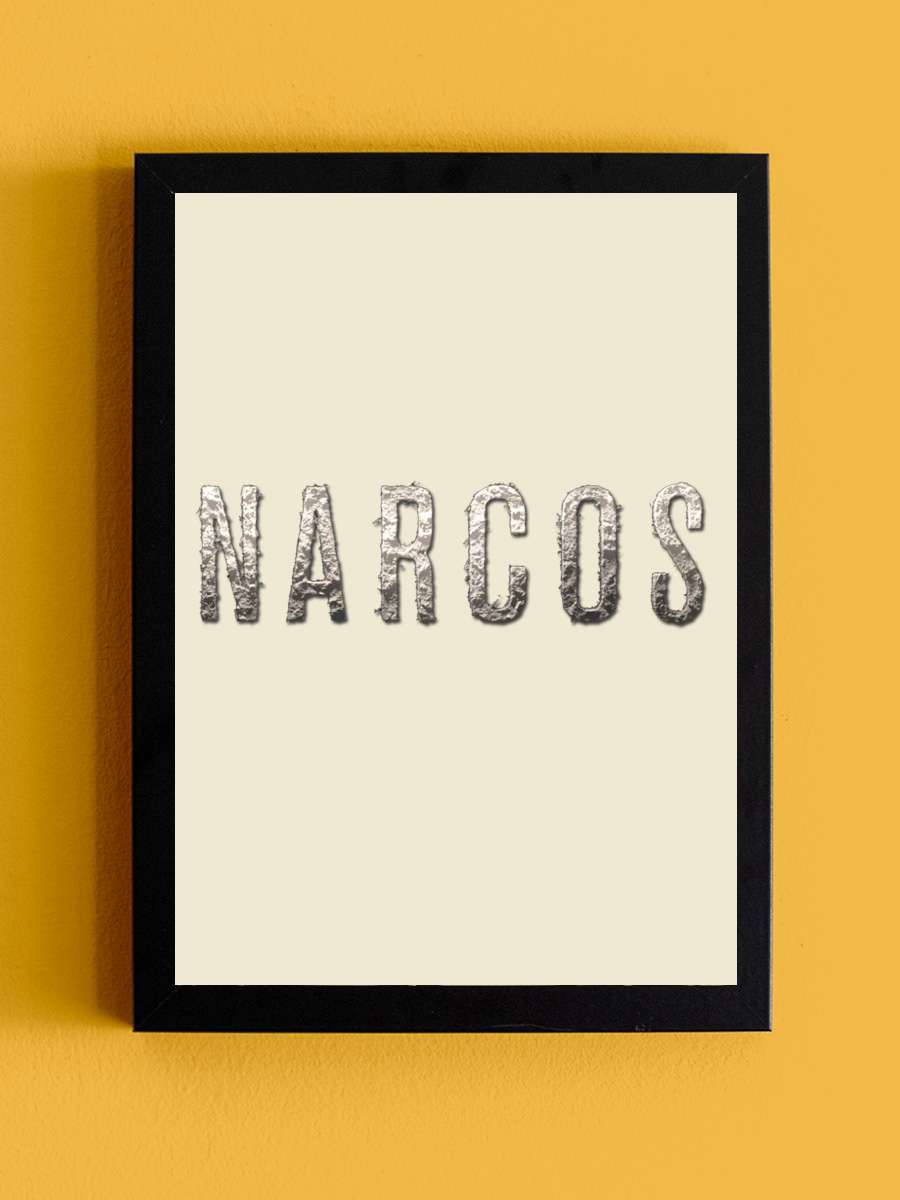 Narcos Dizi Tablo Siyah Çerçeveli Dizi Poster Duvar Tablo