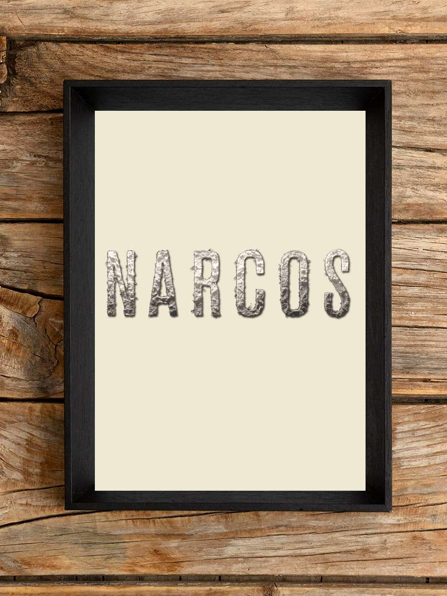 Narcos Dizi Tablo Siyah Çerçeveli Dizi Poster Duvar Tablo