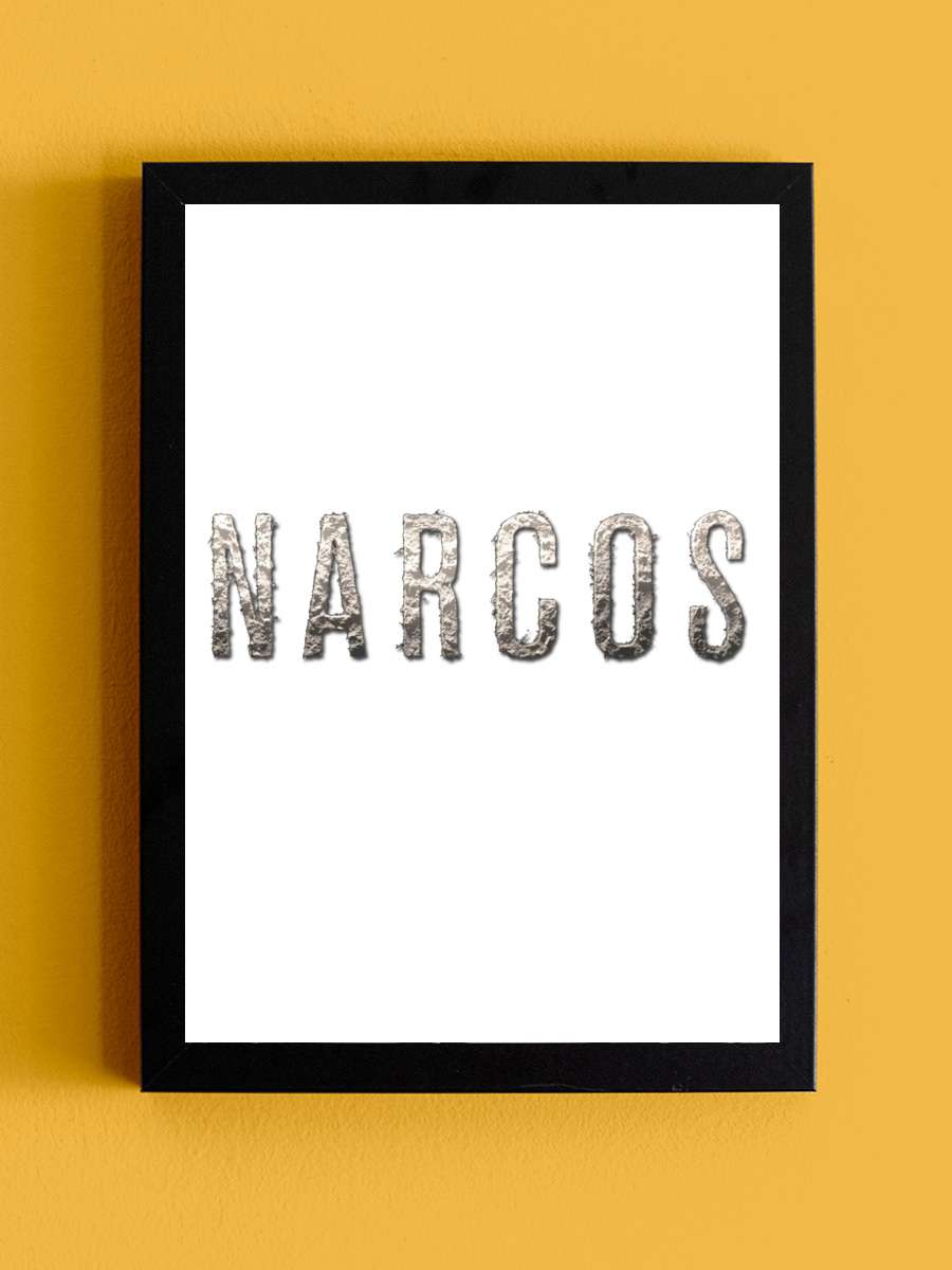 Narcos Dizi Tablo Siyah Çerçeveli Dizi Poster Duvar Tablo