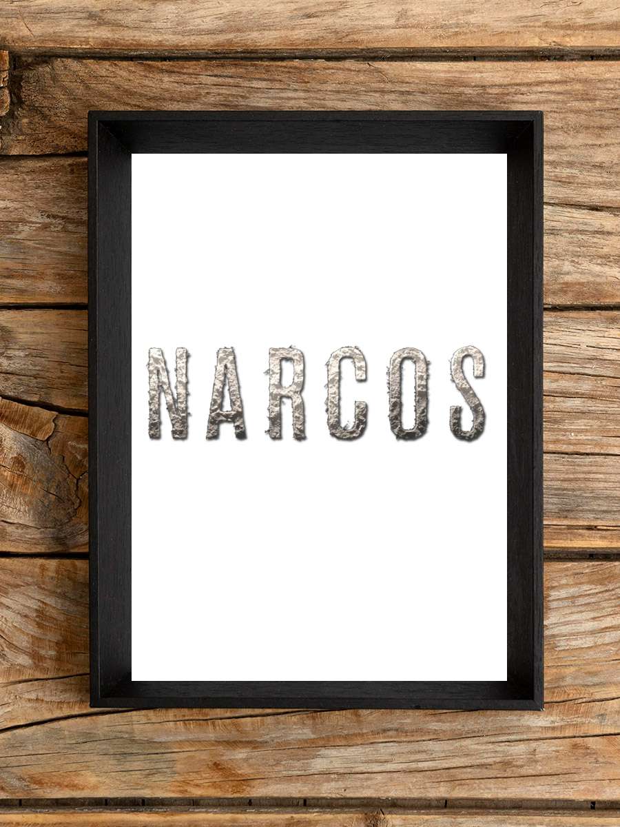 Narcos Dizi Tablo Siyah Çerçeveli Dizi Poster Duvar Tablo