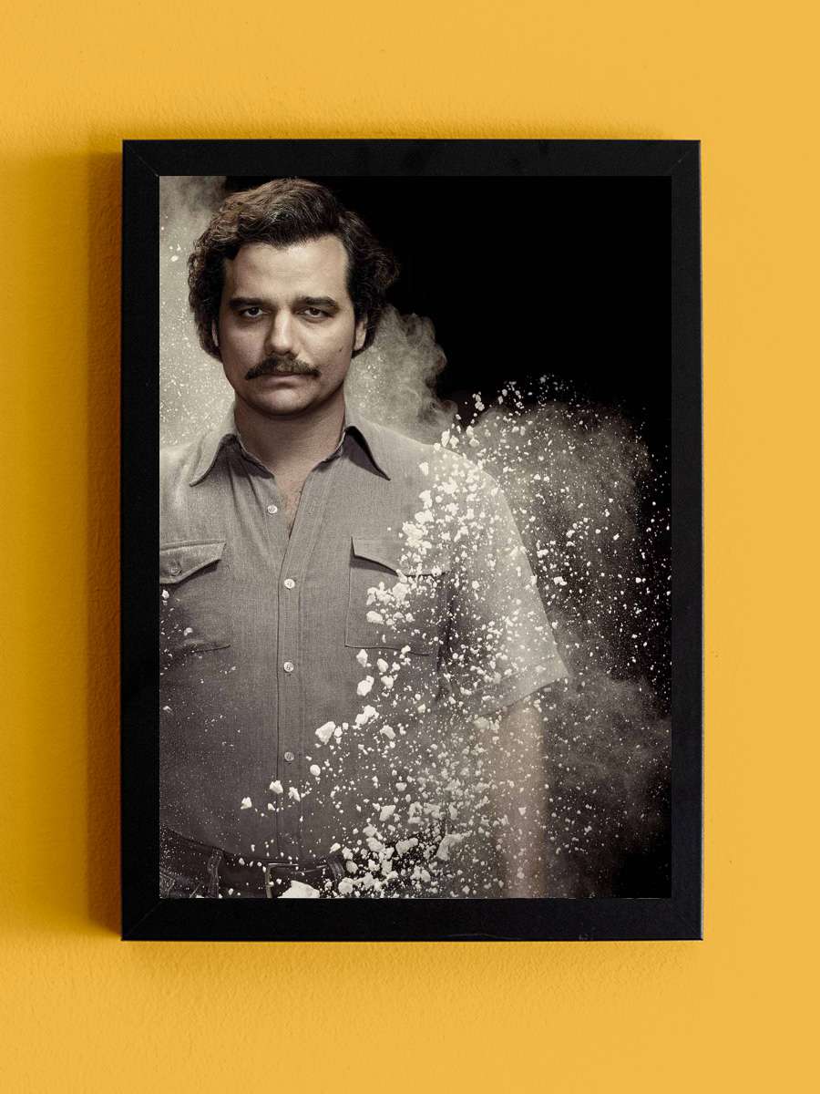 Narcos Dizi Tablo Siyah Çerçeveli Dizi Poster Duvar Tablo