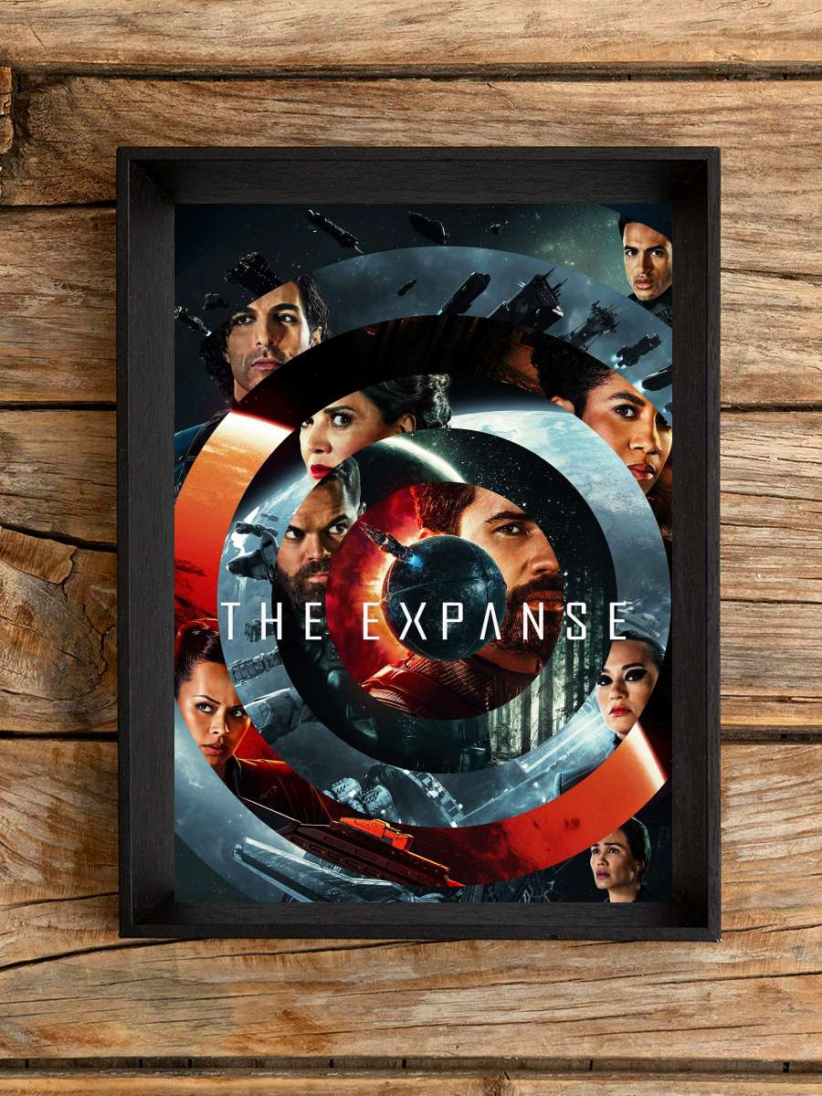 The Expanse Dizi Tablo Siyah Çerçeveli Dizi Poster Duvar Tablo