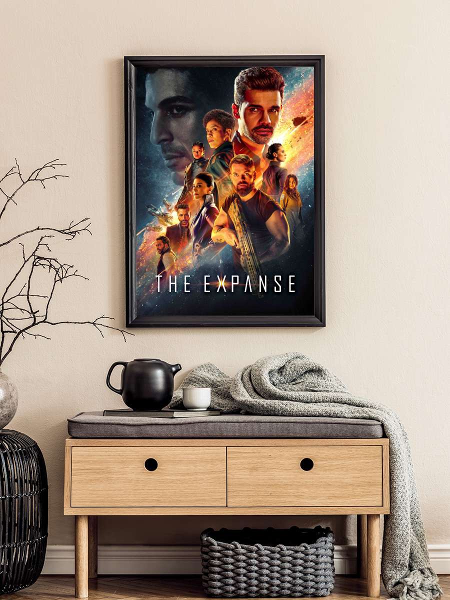 The Expanse Dizi Tablo Siyah Çerçeveli Dizi Poster Duvar Tablo