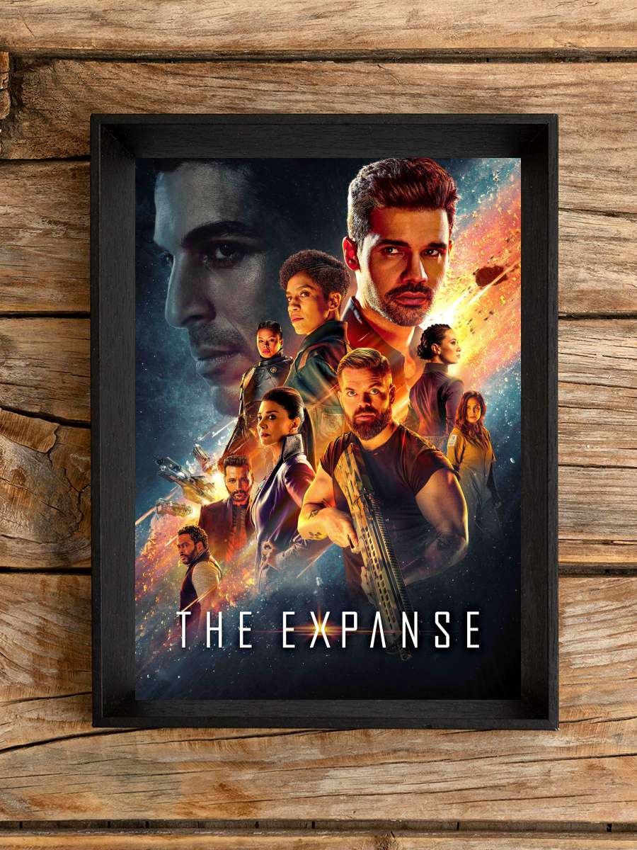 The Expanse Dizi Tablo Siyah Çerçeveli Dizi Poster Duvar Tablo