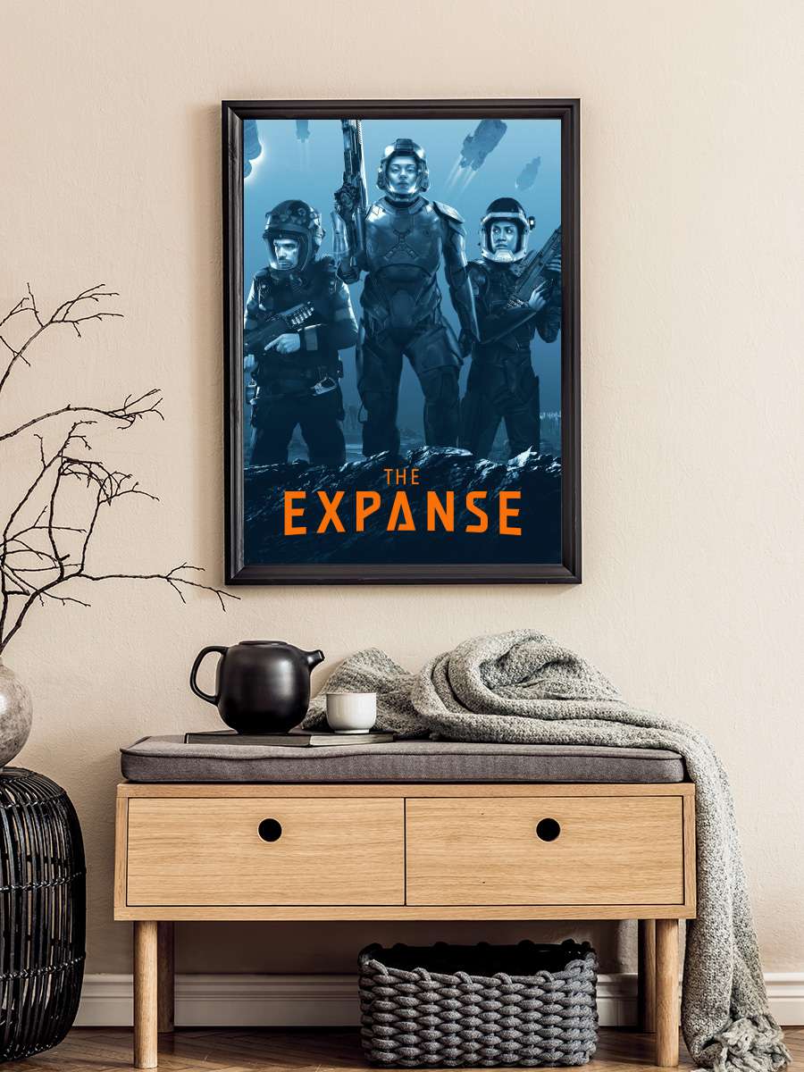 The Expanse Dizi Tablo Siyah Çerçeveli Dizi Poster Duvar Tablo