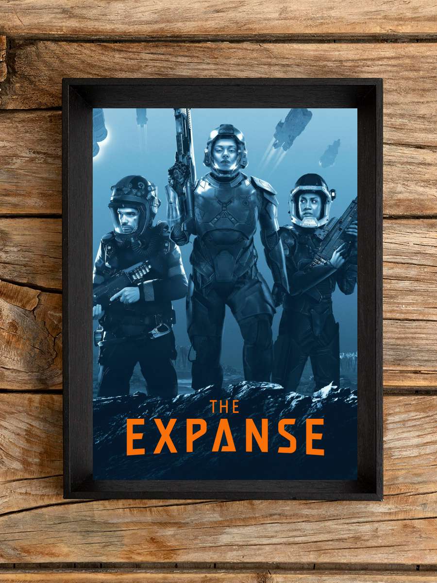 The Expanse Dizi Tablo Siyah Çerçeveli Dizi Poster Duvar Tablo