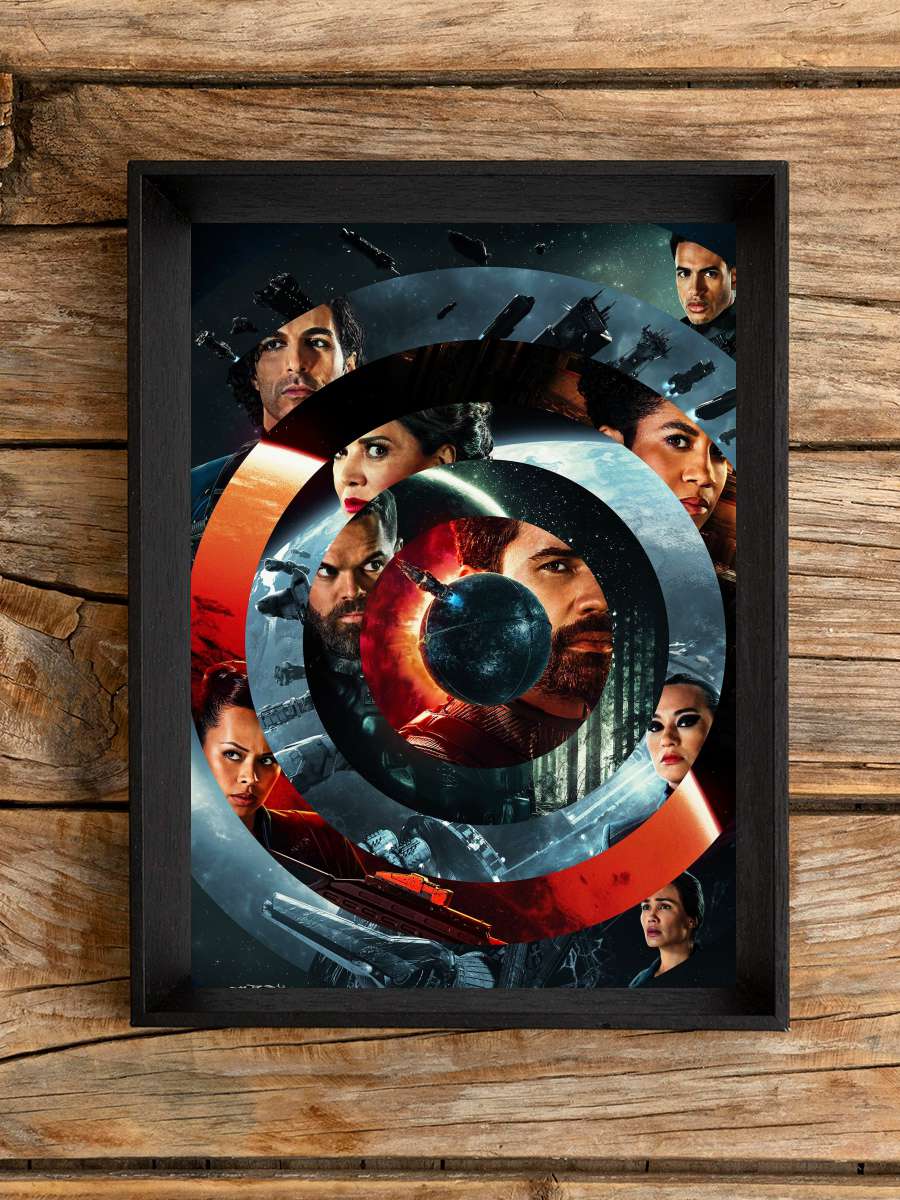 The Expanse Dizi Tablo Siyah Çerçeveli Dizi Poster Duvar Tablo