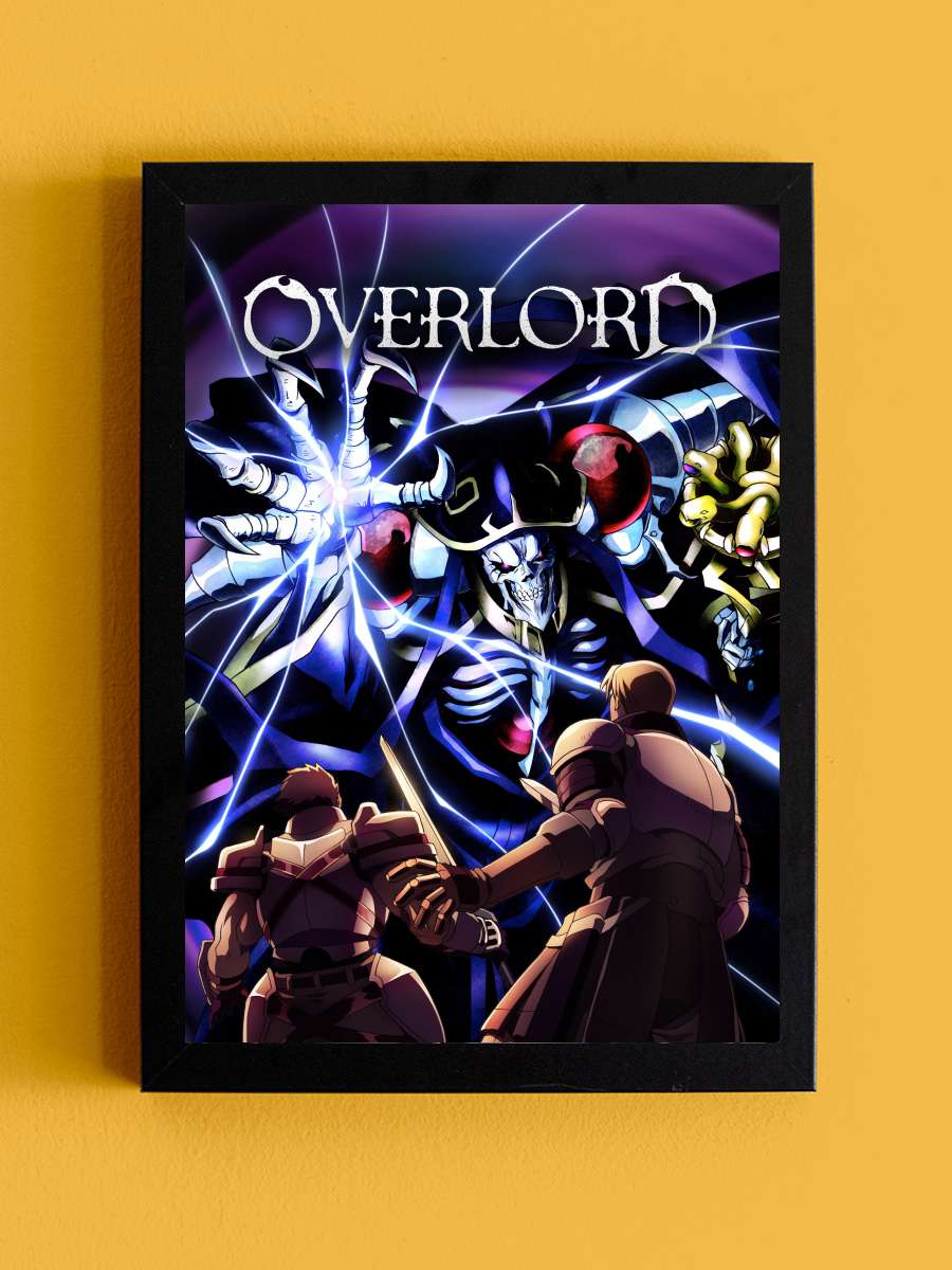 Overlord - オーバーロード Dizi Tablo Siyah Çerçeveli Dizi Poster Duvar Tablo